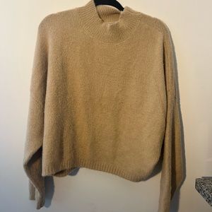 Cowlneck Tan Sweater!